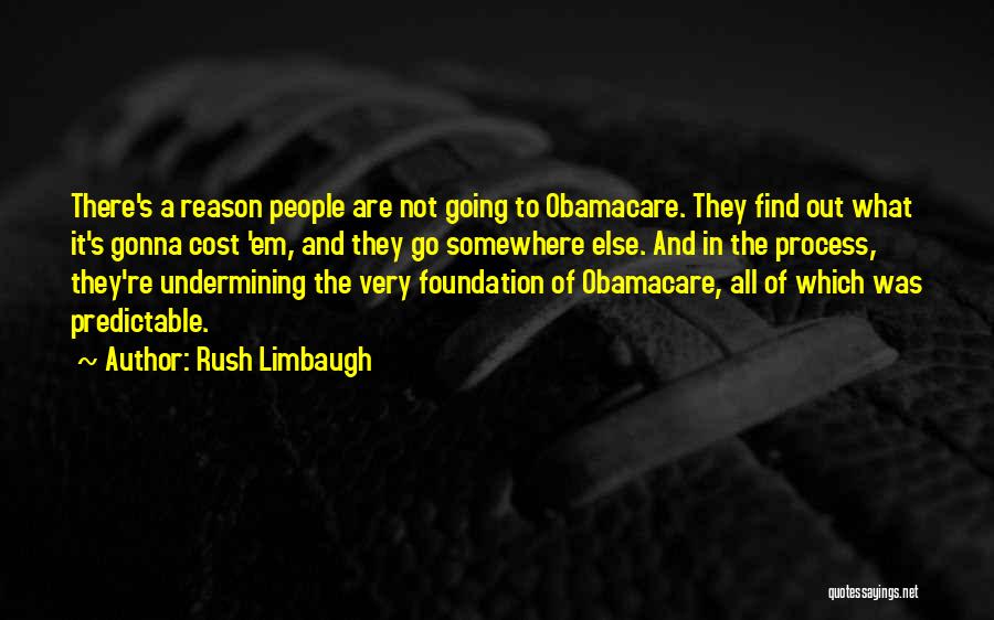 Undermining Yourself Quotes By Rush Limbaugh