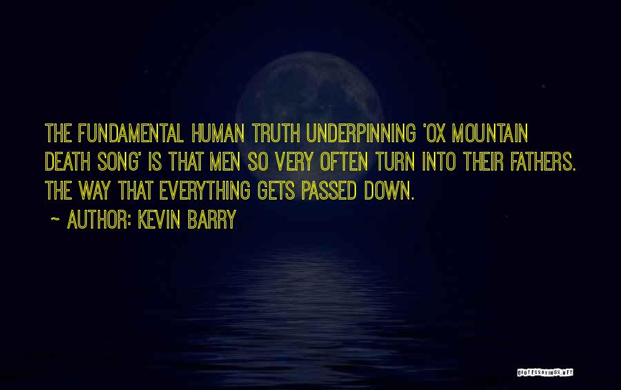 Underpinning Quotes By Kevin Barry