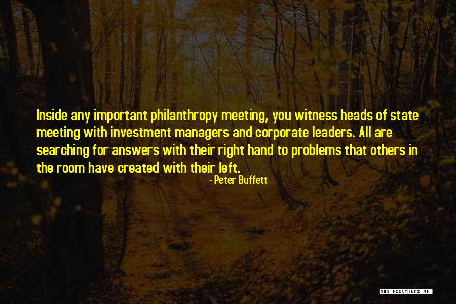 Underpowered Statistical Analysis Quotes By Peter Buffett
