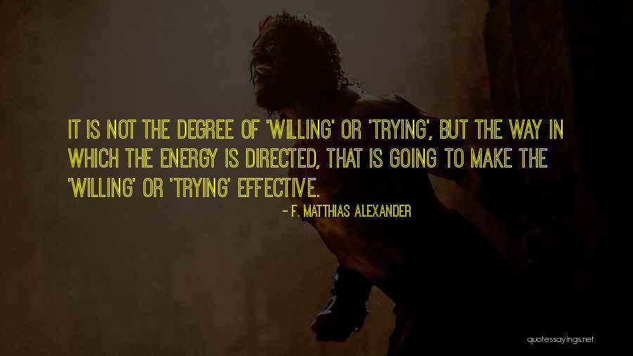 Undershooting Saccades Quotes By F. Matthias Alexander Undershooting Saccades Quotes By F. Matthias Alexander