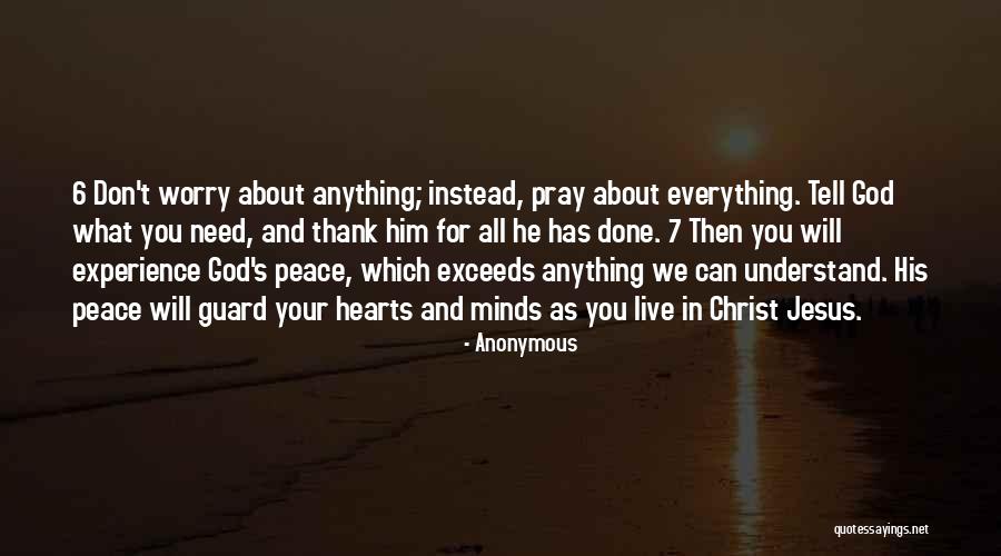 Understand And Thank Quotes By Anonymous