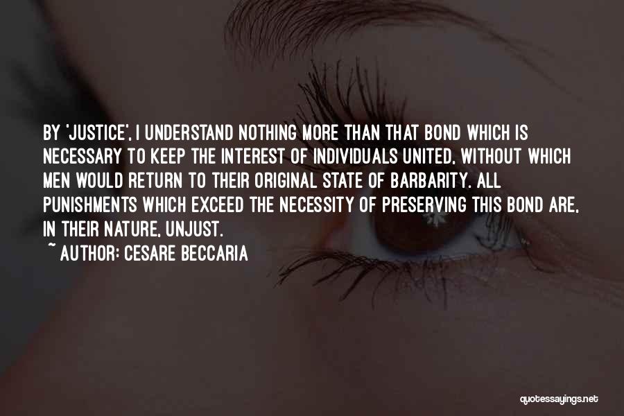 Understand Bond Quotes By Cesare Beccaria
