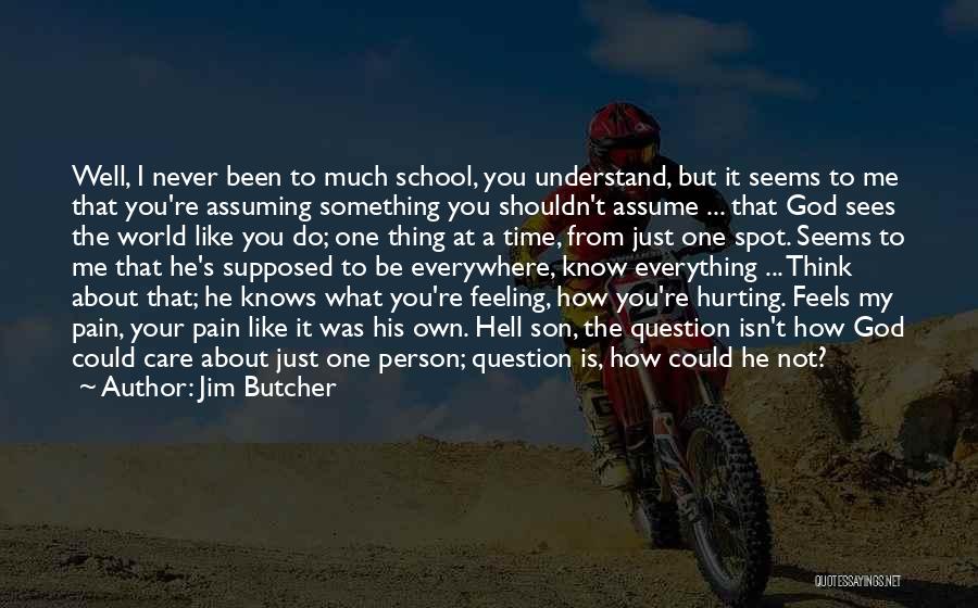 Understand My Pain Quotes By Jim Butcher