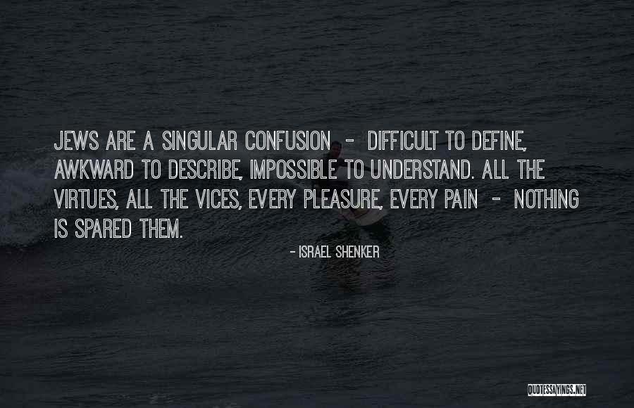 Understand The Pain Quotes By Israel Shenker