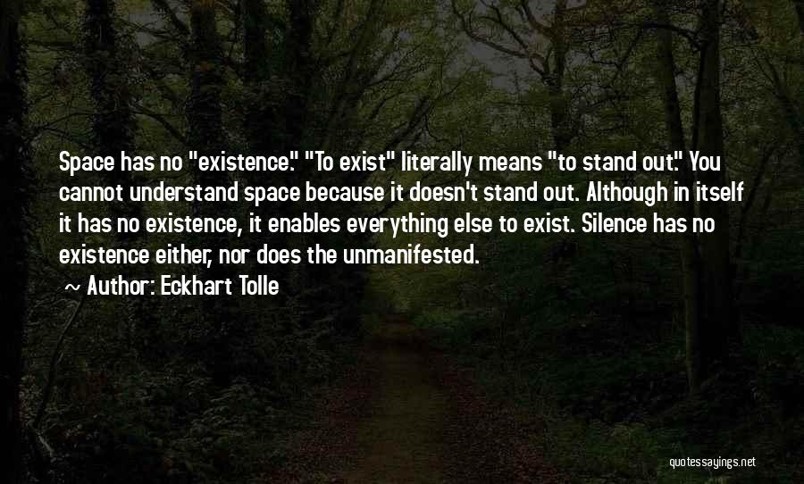 Understand The Silence Quotes By Eckhart Tolle