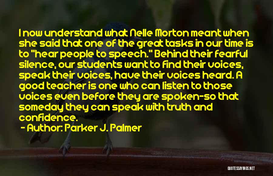 Understand The Silence Quotes By Parker J. Palmer