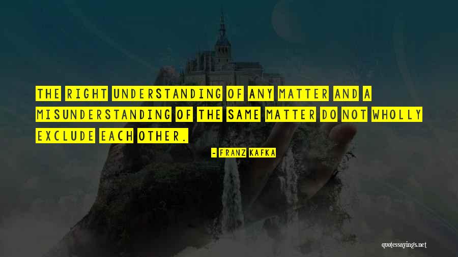 Understanding And Misunderstanding Quotes By Franz Kafka