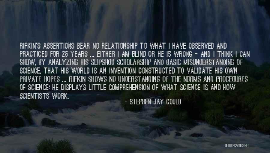 Understanding And Misunderstanding Quotes By Stephen Jay Gould