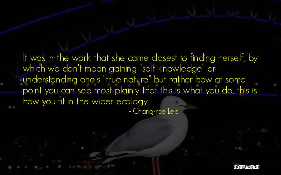 Understanding At Work Quotes By Chang-rae Lee Understanding At Work Quotes By Chang-rae Lee