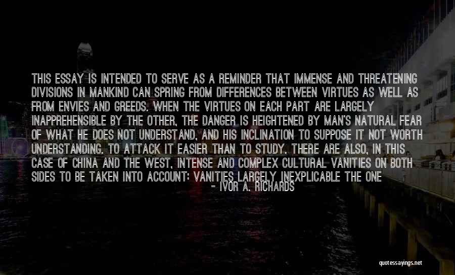 Understanding Both Sides Quotes By Ivor A. Richards Understanding Both Sides Quotes By Ivor A. Richards