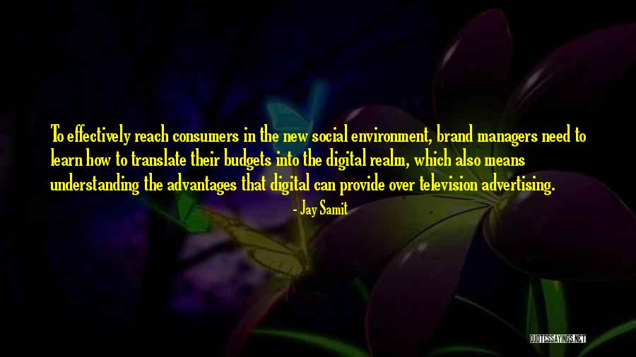 Understanding Consumers Quotes By Jay Samit