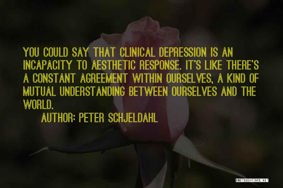 Understanding Depression Quotes By Peter Schjeldahl