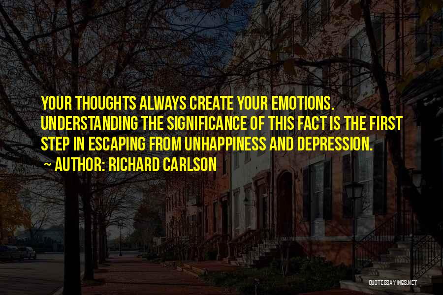 Understanding Depression Quotes By Richard Carlson