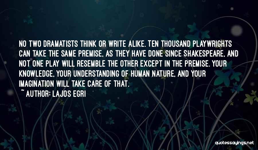 Understanding Human Nature Quotes By Lajos Egri