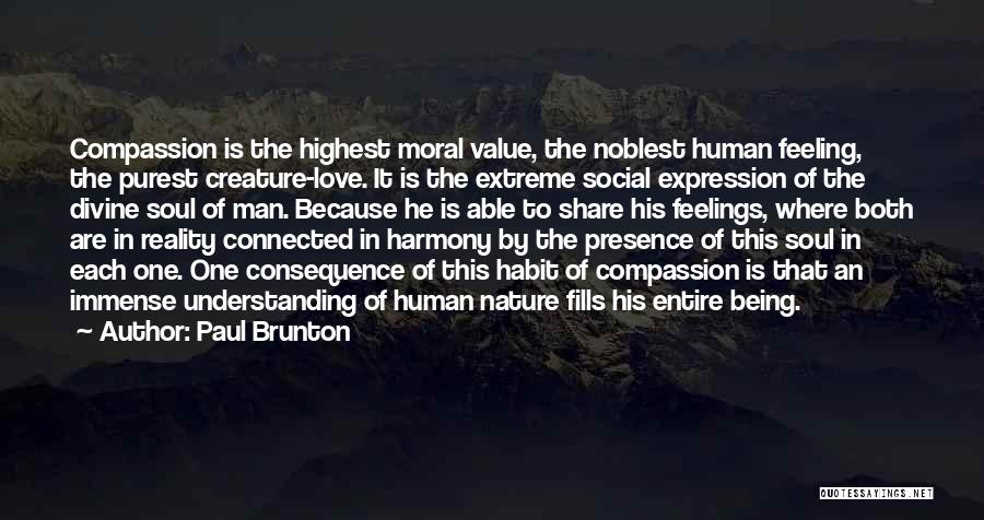 Understanding Human Nature Quotes By Paul Brunton