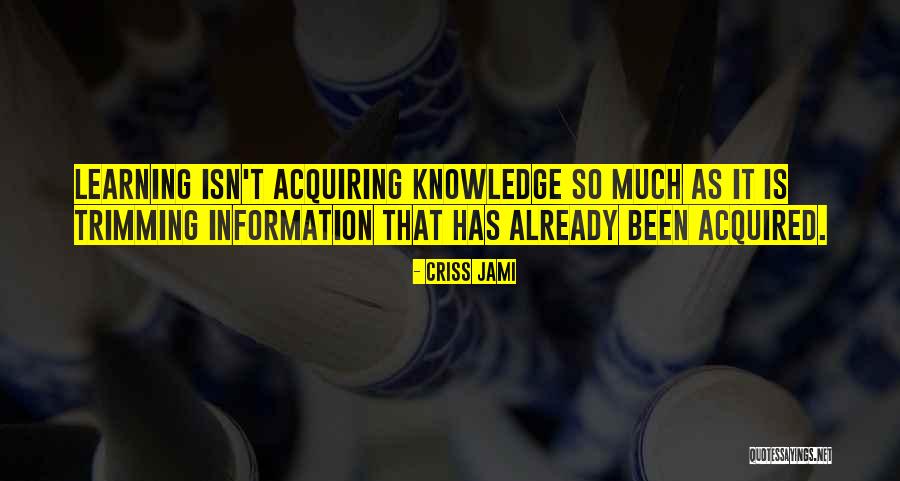 Understanding Knowledge Quotes By Criss Jami