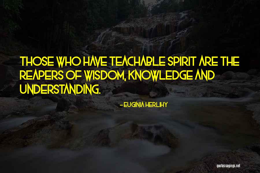 Understanding Knowledge Quotes By Euginia Herlihy