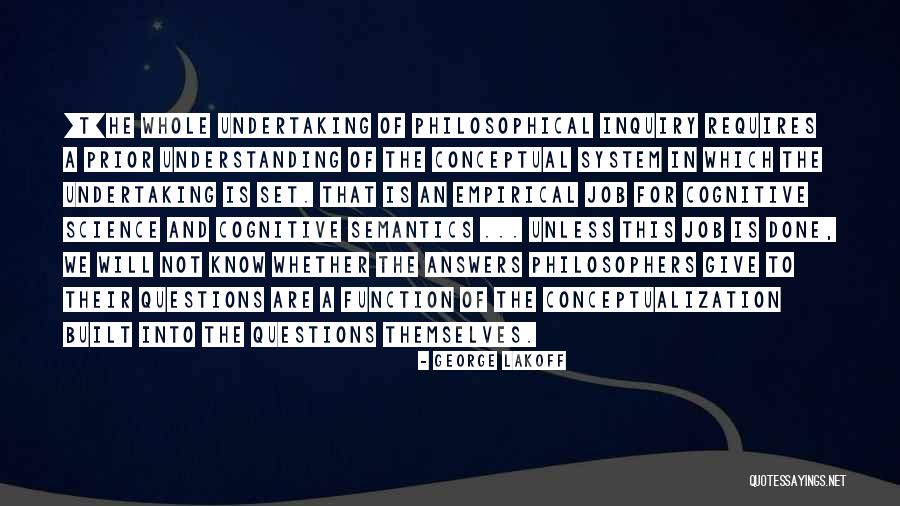 Understanding Knowledge Quotes By George Lakoff