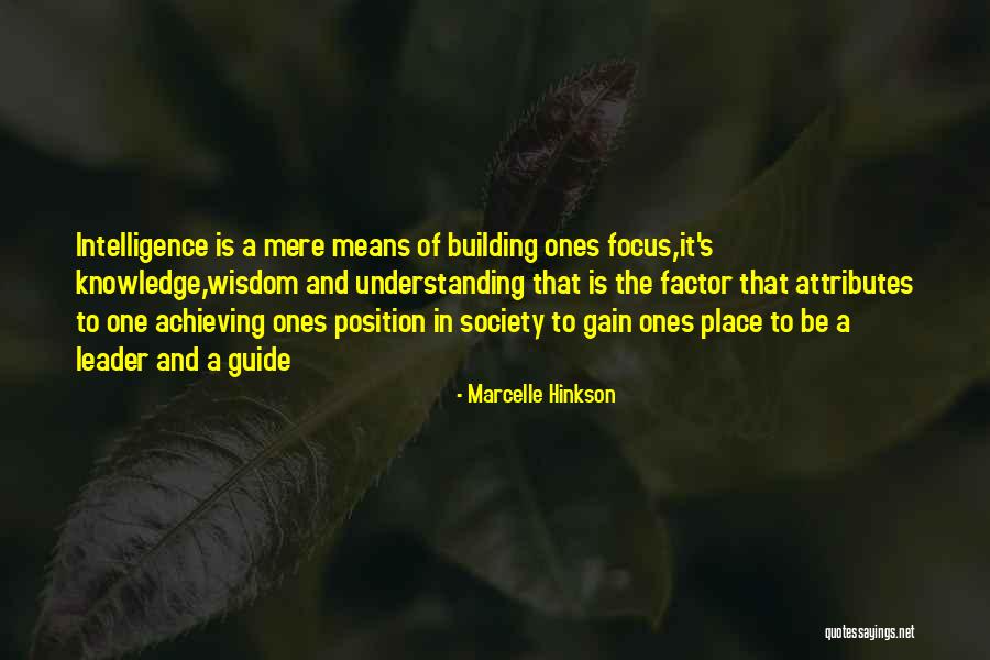 Understanding Knowledge Quotes By Marcelle Hinkson