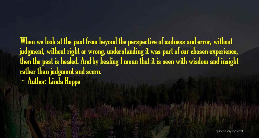 Understanding Our Past Quotes By Linda Hoppe