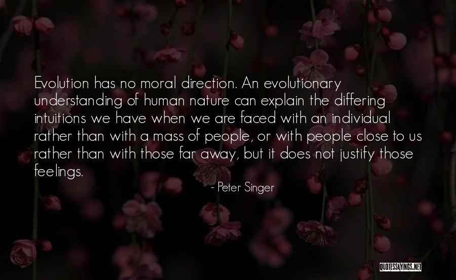 Understanding People's Feelings Quotes By Peter Singer