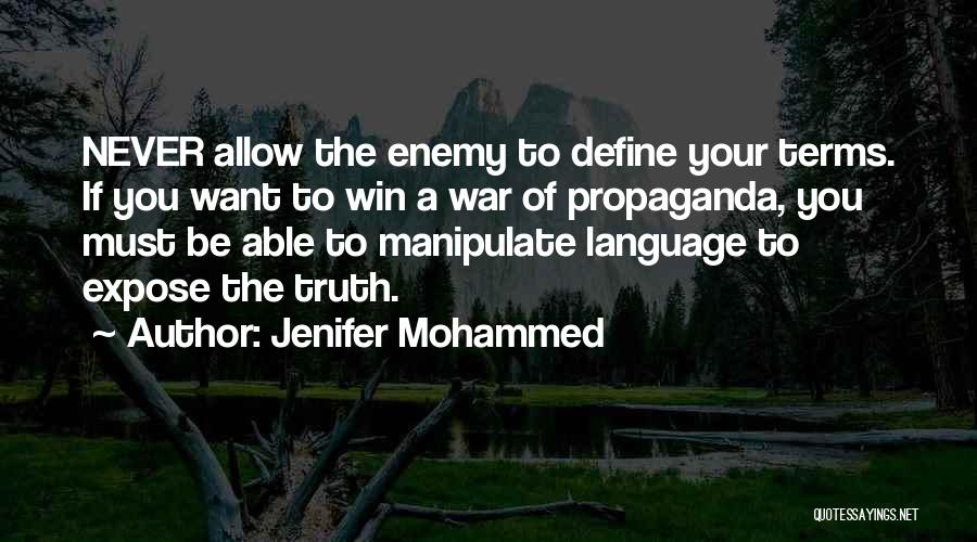 Understanding The Enemy Quotes By Jenifer Mohammed