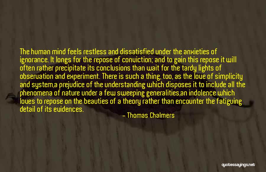 Understanding The Human Mind Quotes By Thomas Chalmers