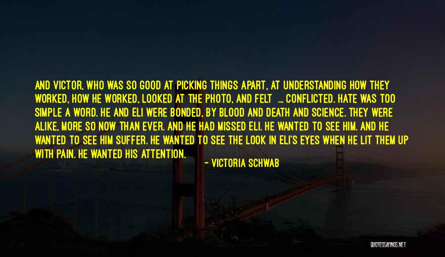 Understanding The Pain Quotes By Victoria Schwab