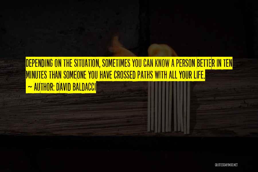 Understanding The Situation Quotes By David Baldacci