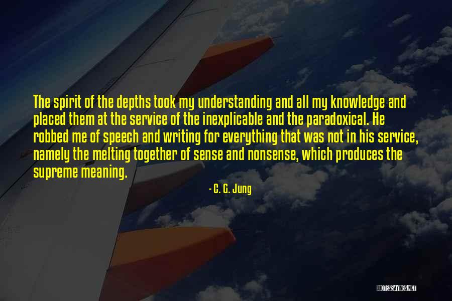 Understanding Vs Knowledge Quotes By C. G. Jung