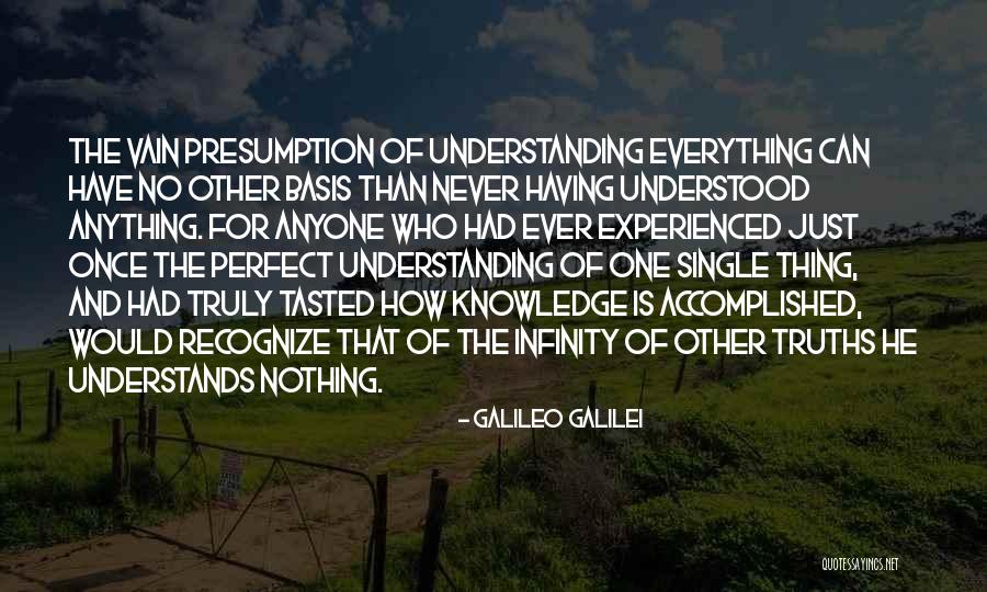 Understanding Vs Knowledge Quotes By Galileo Galilei