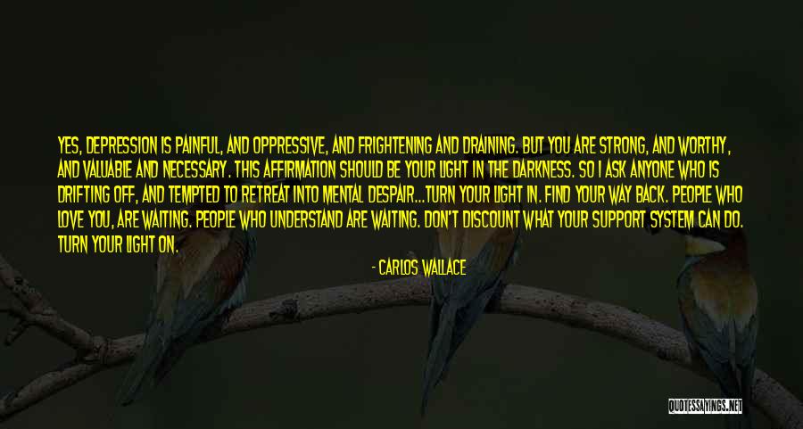 Understanding Who You Are Quotes By Carlos Wallace