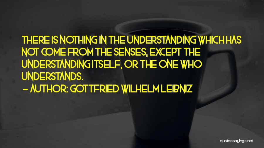 Understands Quotes By Gottfried Wilhelm Leibniz