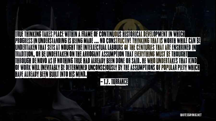 Undertaken In Quotes By T.F. Torrance Undertaken In Quotes By T.F. Torrance