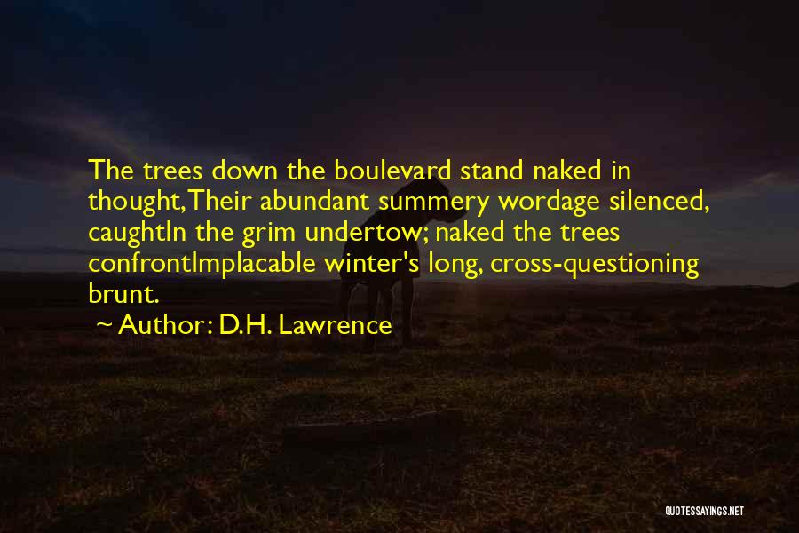 Undertow Quotes By D.H. Lawrence