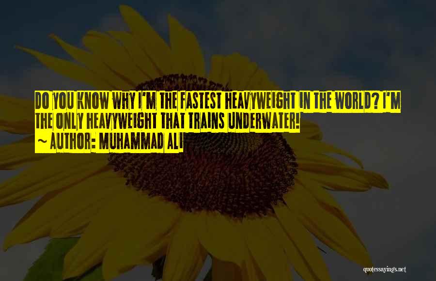 Underwater World Quotes By Muhammad Ali