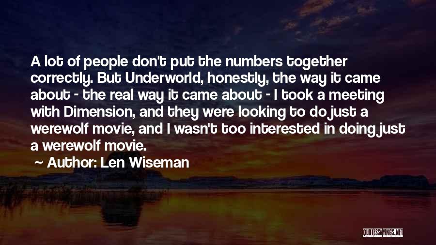 Underworld Don Quotes By Len Wiseman