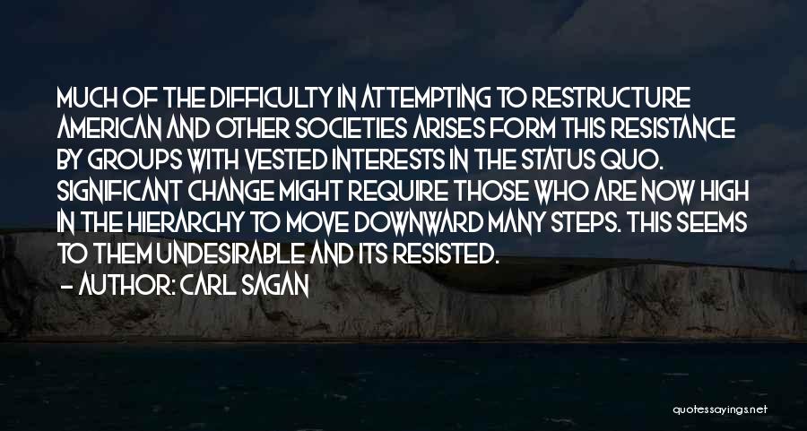 Undesirable Quotes By Carl Sagan