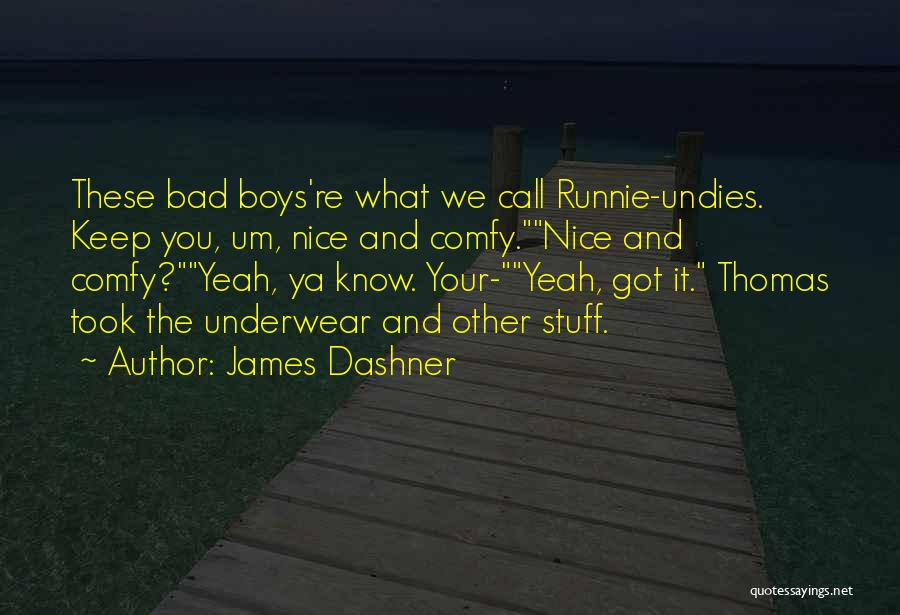 Undies Quotes By James Dashner