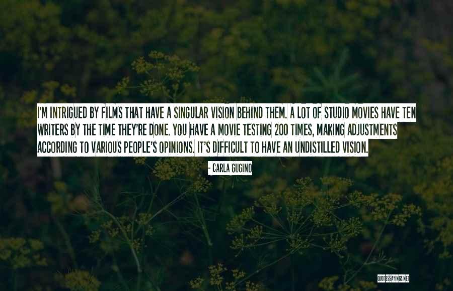 Undistilled Quotes By Carla Gugino Undistilled Quotes By Carla Gugino
