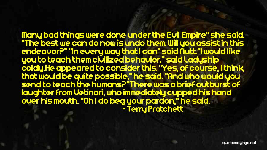 Undo Things Quotes By Terry Pratchett Undo Things Quotes By Terry Pratchett