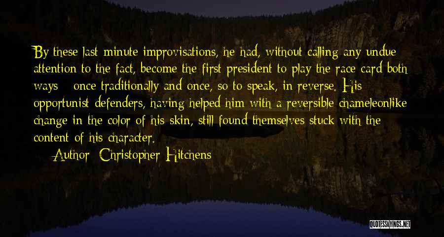 Undue Quotes By Christopher Hitchens