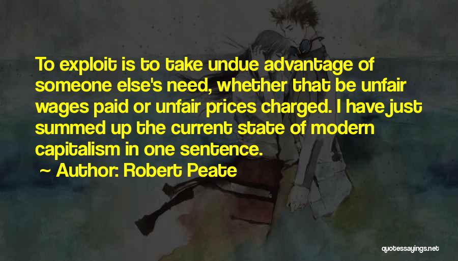 Undue Quotes By Robert Peate