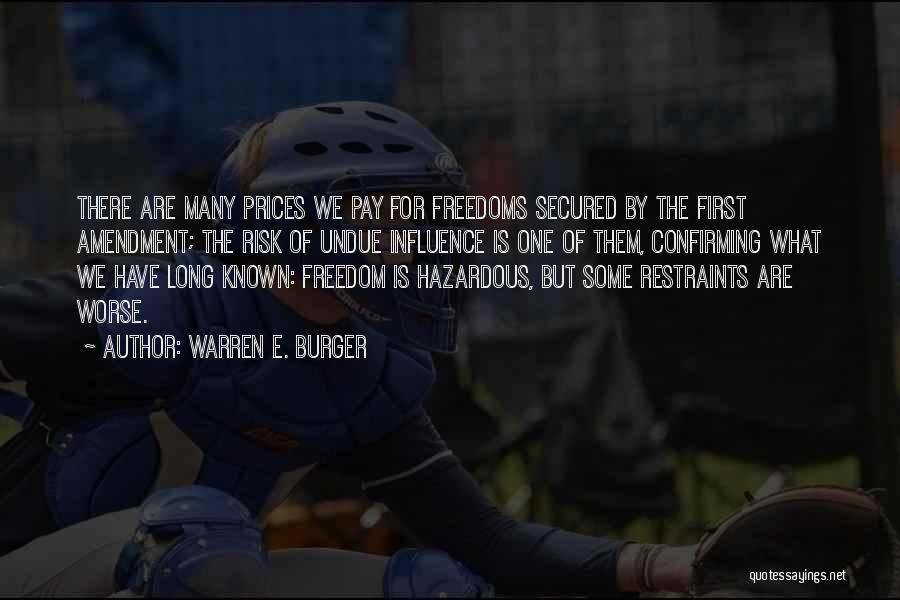 Undue Quotes By Warren E. Burger