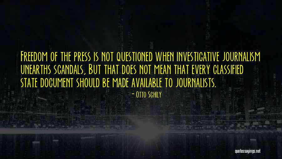 Unearths Quotes By Otto Schily Unearths Quotes By Otto Schily
