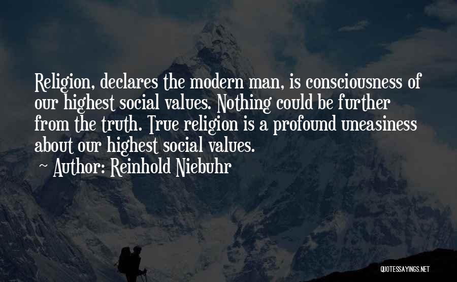 Uneasiness Quotes By Reinhold Niebuhr