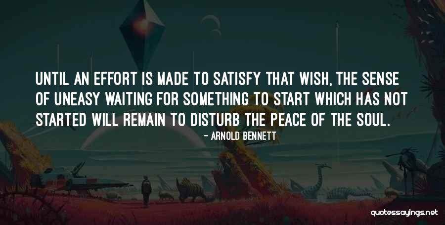 Uneasy Peace Quotes By Arnold Bennett Uneasy Peace Quotes By Arnold Bennett