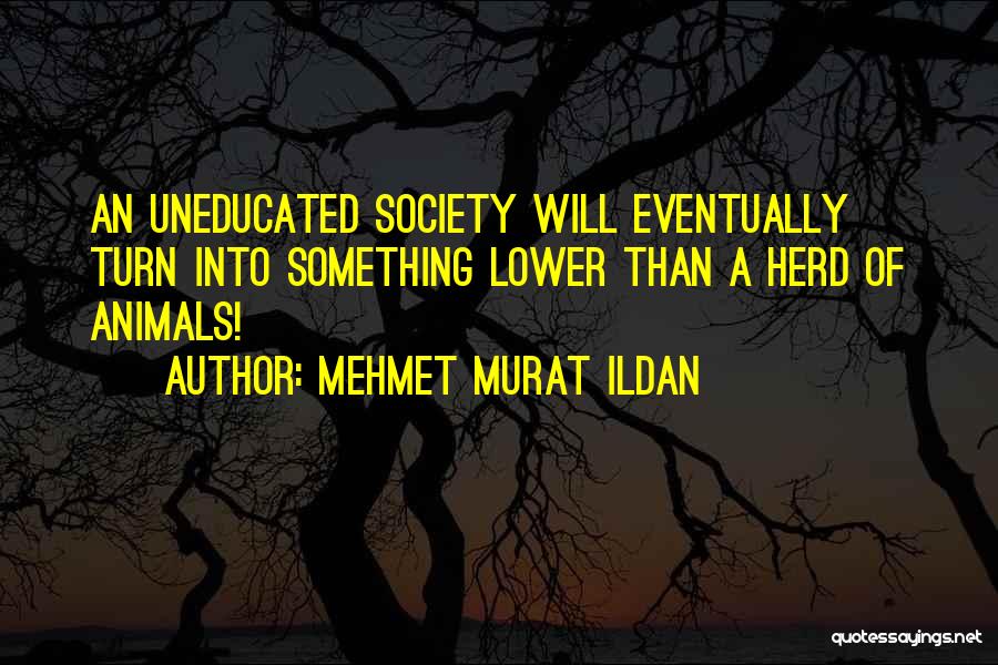 Uneducated Masses Quotes By Mehmet Murat Ildan