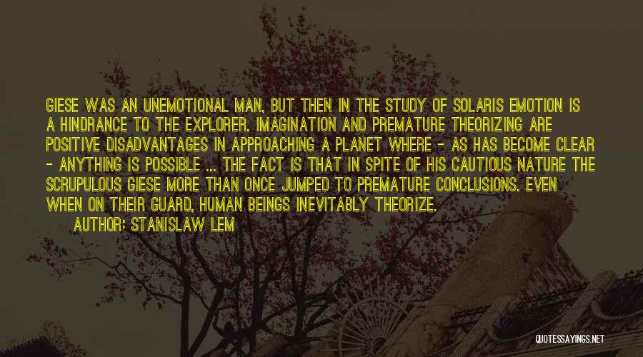 Unemotional Man Quotes By Stanislaw Lem