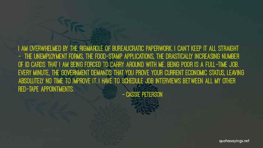 Unemployment Quotes By Cassie Peterson Unemployment Quotes By Cassie Peterson